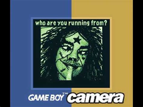 gameboy camera who are you running from fake